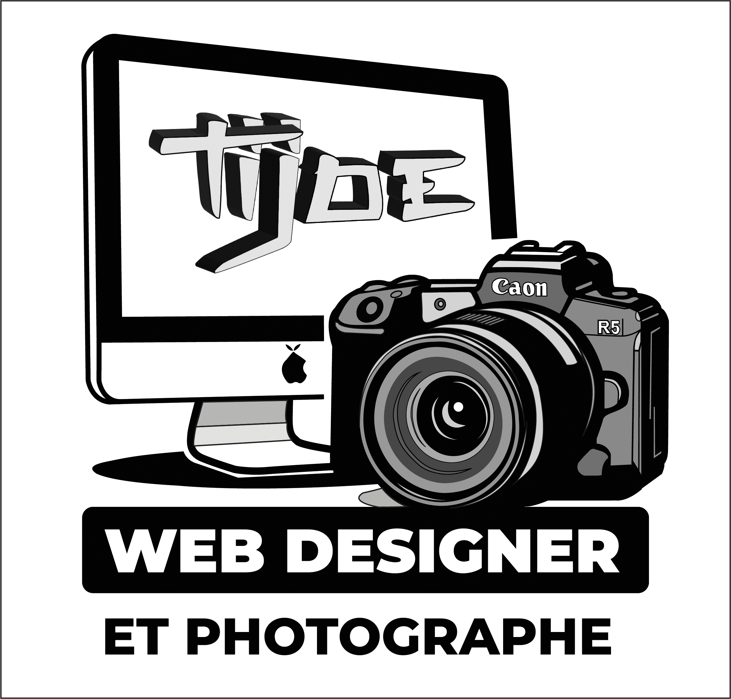caon Logo illustré Parapente Vosges Alsace conçu par Tijoe, web designer à Mulhouse