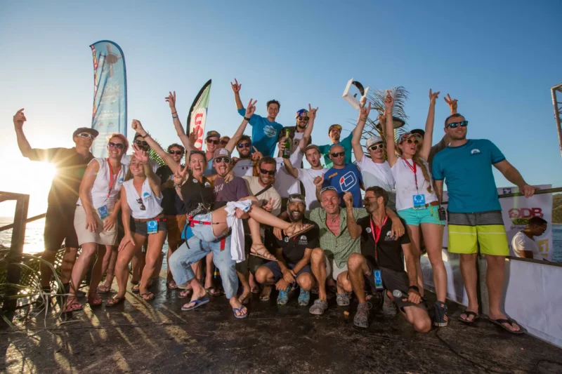 Groupe de sportifs lors d'un événement outdoor